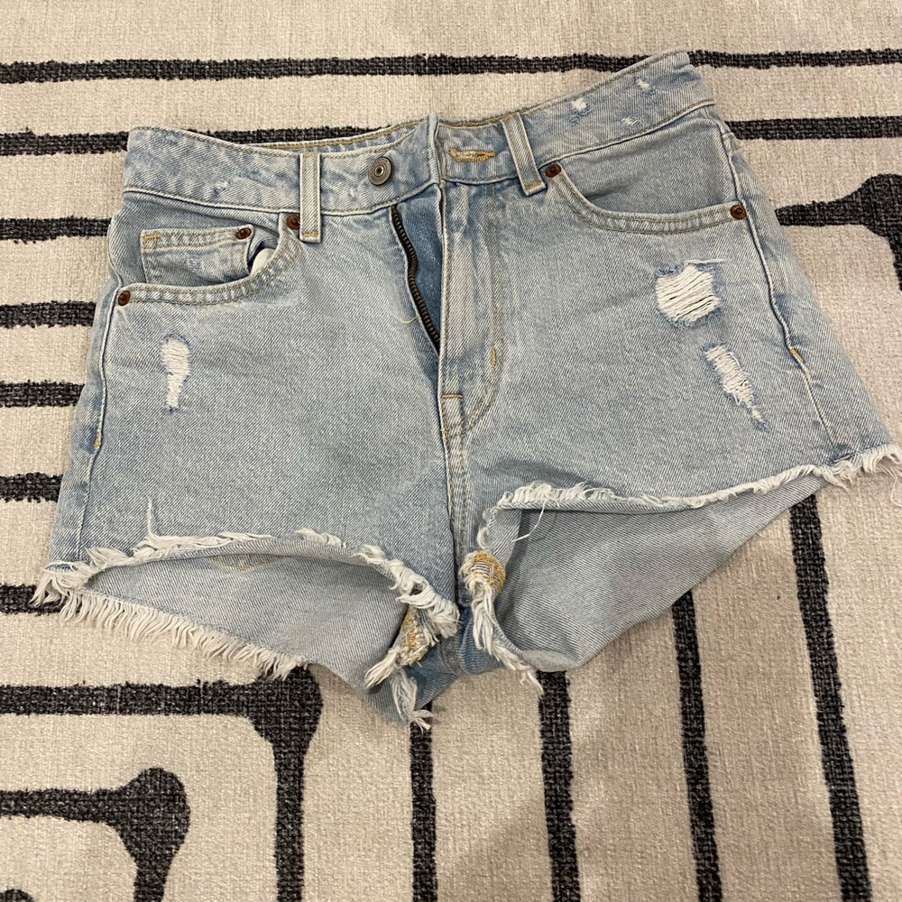 slightly worn Denim shorts